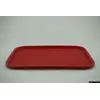 Пластиковый прямоугольный поднос (красный цвет)