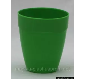 Пластиковый стакан 150 мл "пикник" с ободком с наружной стороны (разные цвета)