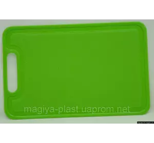 Пластиковая прямоугольная разделочная доска 27см х 18см (разные цвета)