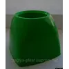 Пластиковая квадратная подставка под ершик для унитаза (цвет мраморный)