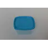 Пластиковый квадратный контейнер (лоток) 0.5л с мягкой крышкой (разные цвета крышки)