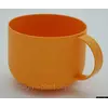 Пластмассовая кружка "бочка" 500 мл (оранжевый цвет)