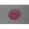 Пластмассовая круглая подставная тарелка "нарезка" Ø22.5 см (разные цвета)