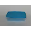 Пластиковый прямоугольный контейнер (лоток) 1.5л "Европейский" с жесткой крышкой (разные цвета крышки)