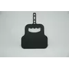 Лопатка-веер для раздувания углей с удобной ручкой 30см х 21см (черный цвет)