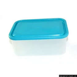 Пластиковый прямоугольный контейнер (лоток) 0.8л с мягкой крышкой (разные цвета крышки)