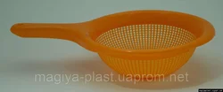 Пластиковый дуршлаг с ручкой (оранжевого цвета) Пластиковый дуршлаг с ручкой (оранжевого цвета)
