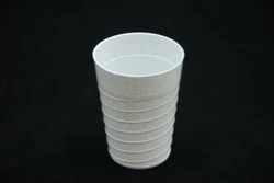Пластиковый стакан 300 мл с вылитым узором с наружной стороны (мраморный цвет)