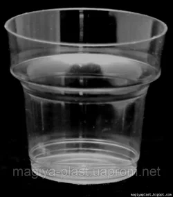Пластиковый стакан 180 мл из полистирола (натуральный цвет)