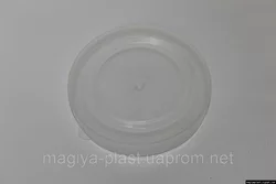 Пластмассовая полиэтиленовая крышка на стеклянную банку Ø8 см (натуральный цвет)