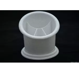 Пластиковая подставка-сушка для столовых приборов "Пенёк" (мраморный цвет)