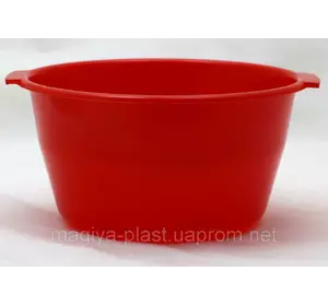 Пластиковая круглая миска 4л Ø26см с ручками (разные цвета) Пластиковая круглая миска 4л Ø26см с ручками (разные цвета)