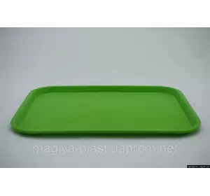 Пластиковый прямоугольный поднос (салатовый цвет) Пластиковый прямоугольный поднос (салатовый цвет)